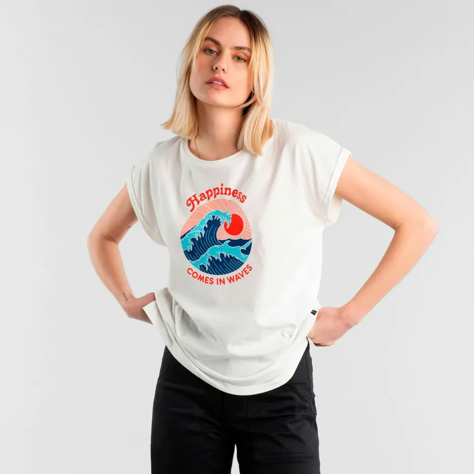DEDICATED - Woen' T-hirt Viby Happine - T-hirt