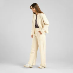 DEDICATED Hosen|Alltagsbekleidung-- Women's Workwear Pants Vara - Freizeithose Work Stripe / Yellow