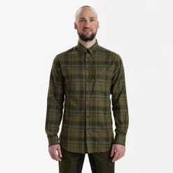 Deerhunter Wanderbekleidung|Shirts, Hemden & Longsleeves-- Kyle Shirt - Hemd Green Check