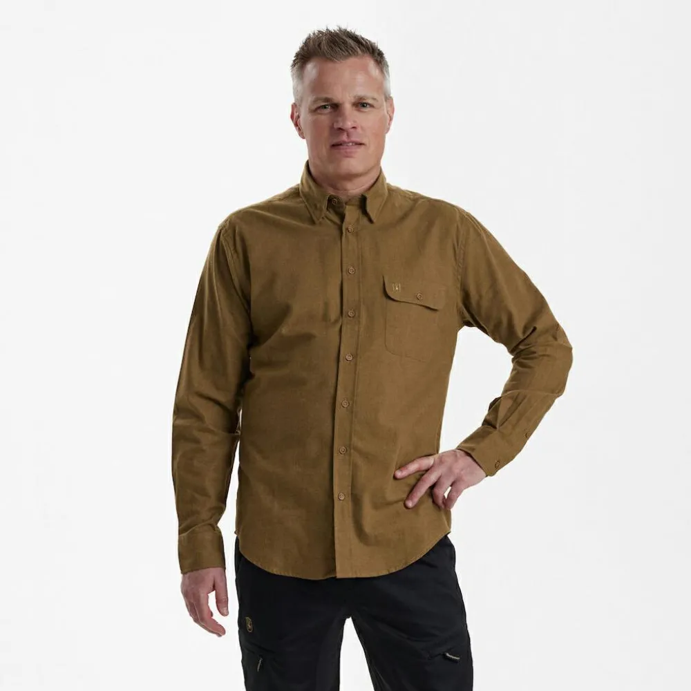- Liam Shirt - Hemd < Deerhunter