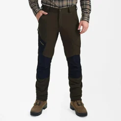 Deerhunter Trekkingbekleidung|Wanderbekleidung-- Northward Trousers - Trekkinghose Bark Green / Black