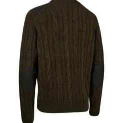Deerhunter - Randall Knit with Round Neck - Pullover Art Green Clearance