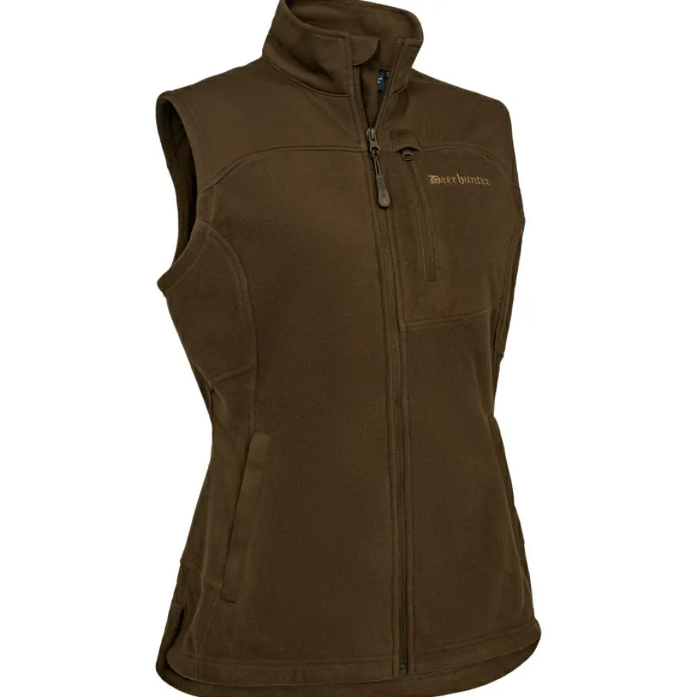 Deerhunter - Women's Muflon Pro Fleece Waistcoat - Fleeceweste Art Green Online