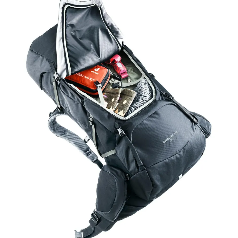 Deuter Trekkingausrüstung-- Aircontact Pro 75+10 l - Trekkingrucksack Black