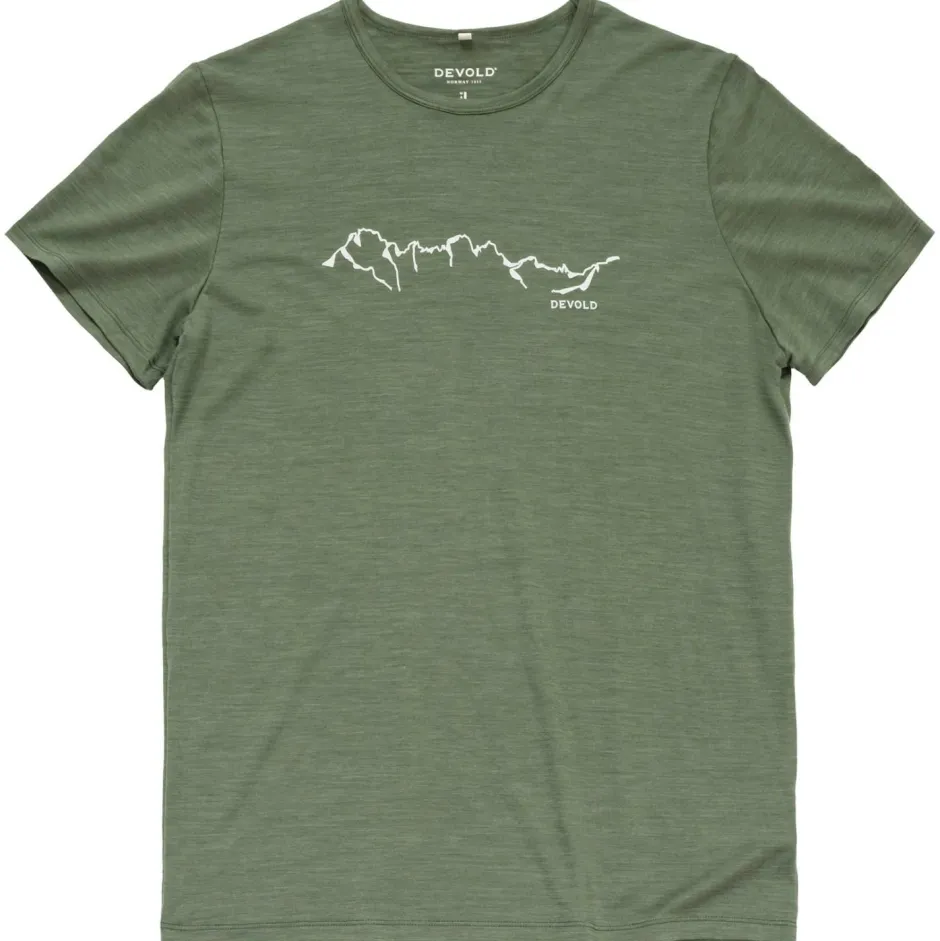 Devold Wanderbekleidung|Shirts, Hemden & Longsleeves-- Active Skyline Tee - Merinoshirt