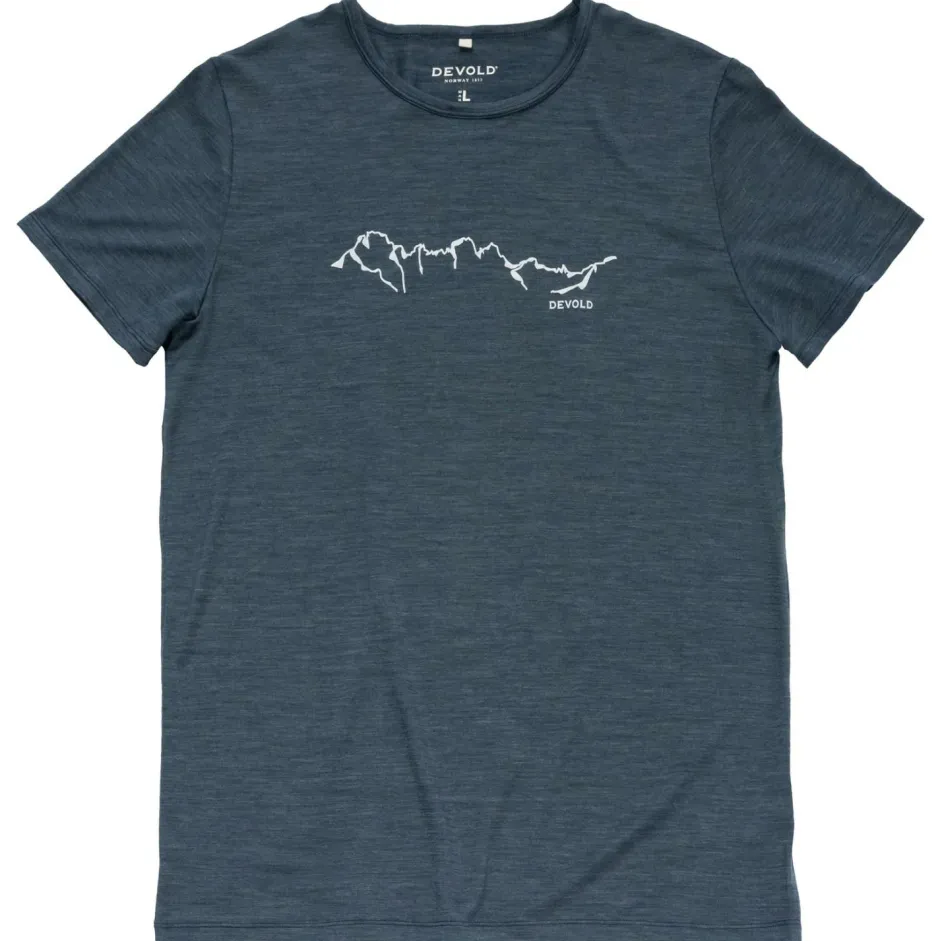 Devold Wanderbekleidung|Shirts, Hemden & Longsleeves-- Active Skyline Tee - Merinoshirt