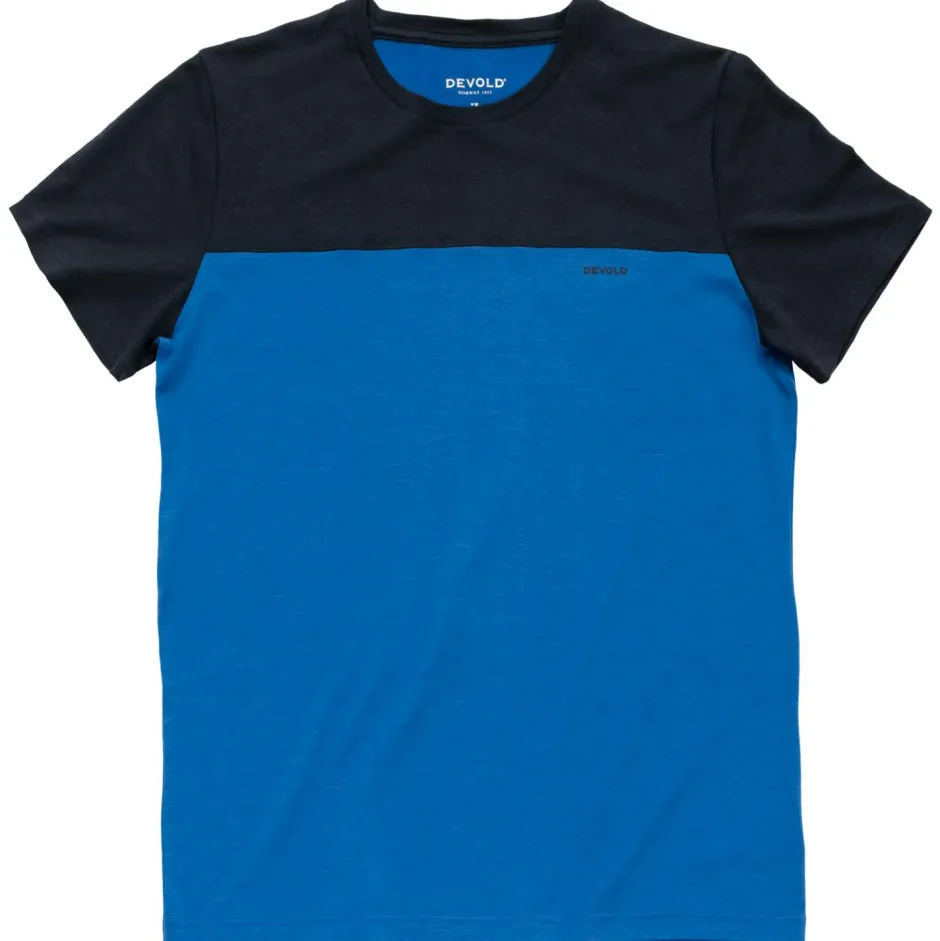 Devold Alltagsbekleidung|T-Shirts-- Classic Linear Tee - Merinoshirt