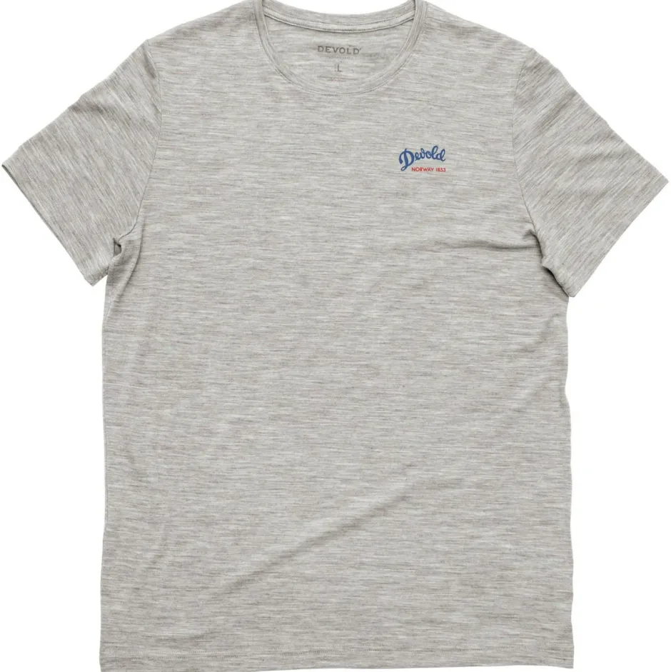 Devold Wanderbekleidung|T-Shirts-- Classic Script Tee - Merinoshirt