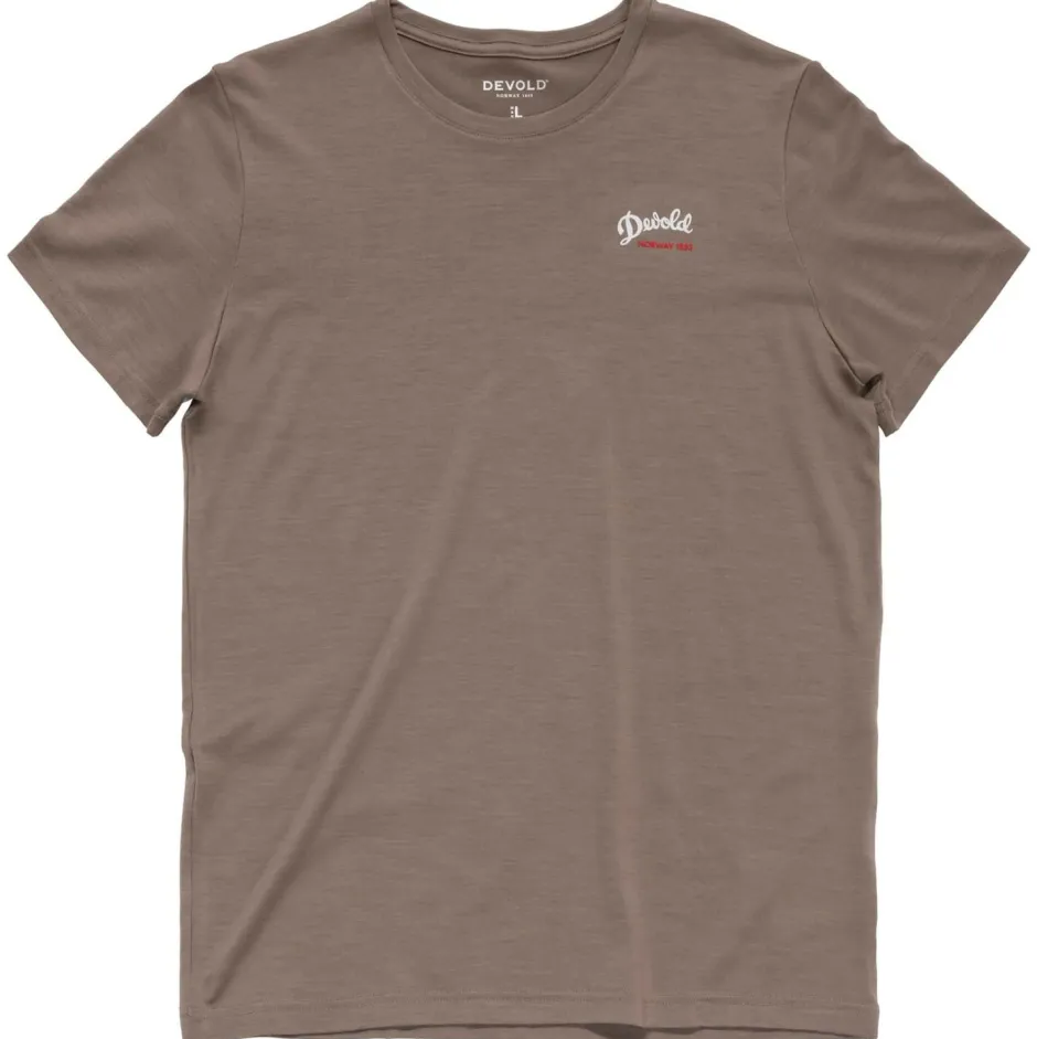 Devold Wanderbekleidung|T-Shirts-- Classic Script Tee - Merinoshirt
