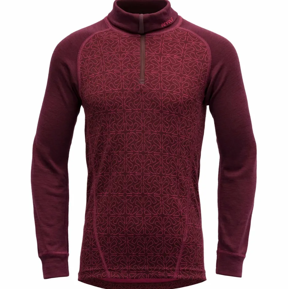 Devold Trekkingbekleidung|Skibekleidung-- Junior Duo Active Merino Zip Neck - Merinounterwäsche