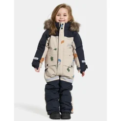 Didriksons - Kid's Bjärven Cover SE 2 - Overall Winter Ocean Multi Reflex Online