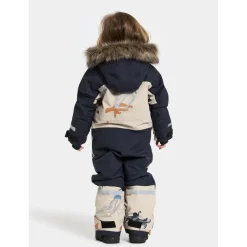 Didriksons - Kid's Bjärven Cover SE 2 - Overall Winter Ocean Multi Reflex Online