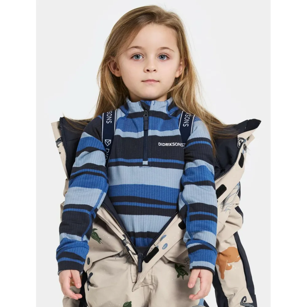 Didriksons - Kid's Bjärven Cover SE 2 - Overall Winter Ocean Multi Reflex Online