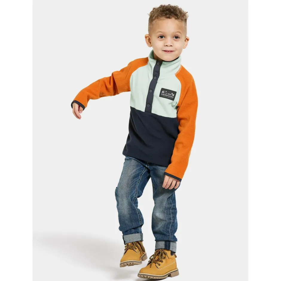 Kinder Didriksons - Kid's Monte Half-Buttoned 4 - Fleecepullover