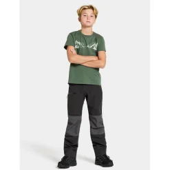 Didriksons - Kid's Svalört Pant - Regenhose Black Hot