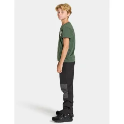 Didriksons - Kid's Svalört Pant - Regenhose Black Hot