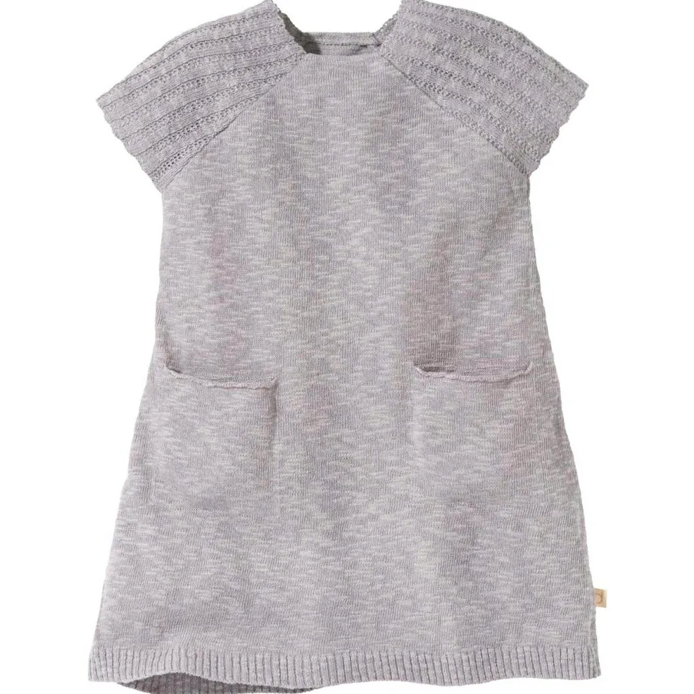 - Kid's Leinen-Strickkleid - Kleid < disana