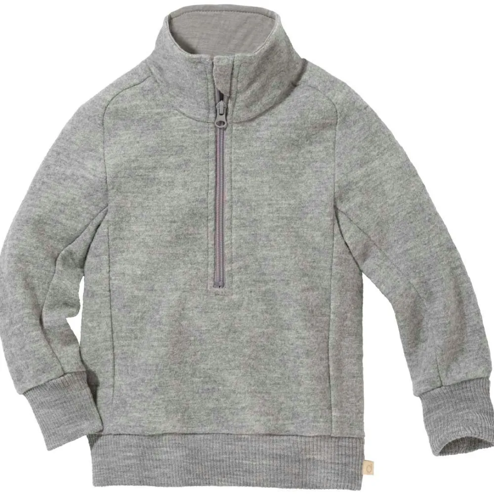 disana - Kid's Troyer Half-Zip - Merinopullover Discount