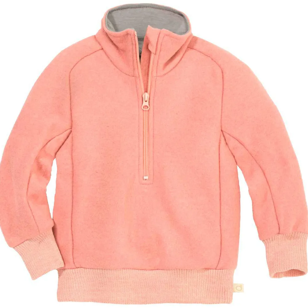 disana - Kid's Troyer Half-Zip - Merinopullover Discount