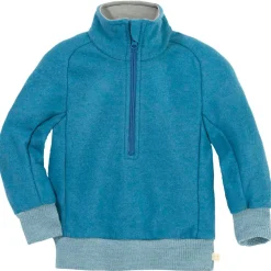 disana - Kid's Troyer Half-Zip - Merinopullover Discount