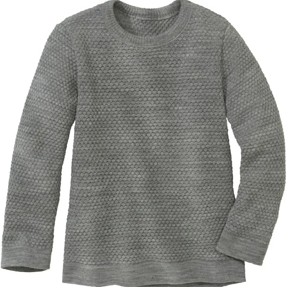 - Kid's Wabenstrick-Pullover - Wollpullover < disana Hot