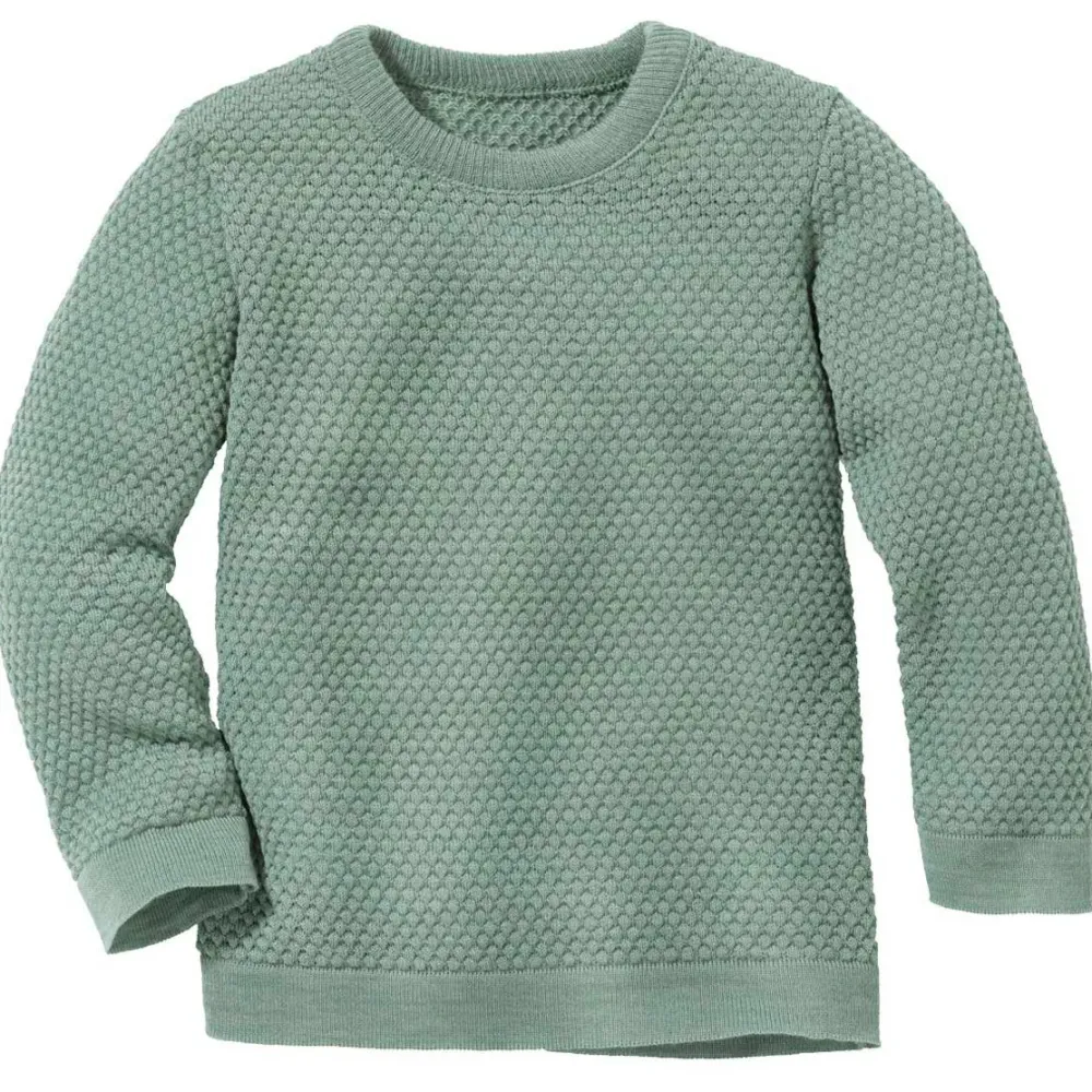 - Kid's Wabenstrick-Pullover - Wollpullover < disana Hot