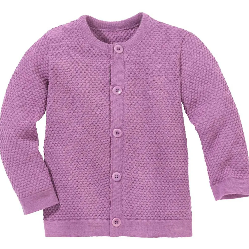 disana - Wabenstrick Jacke - Merinojacke Hot