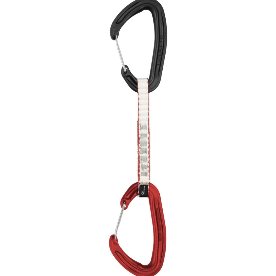 DMM Karabiner & Express-Sets|Express-Sets-- Alpha Wire Quickdraw - Express-Set Matt Grey / Red