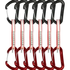 DMM - Phantom Wire Quickdraw 6 Pack - Express-Set Matt Grey / Red New
