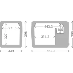 Dometic - Coolfreeze CDF2 36 - Kühlbox Slate / Nebelgrau Sale