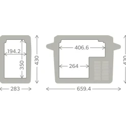Dometic - CFF 20 - Kühlbox Slate / Nebelgrau New