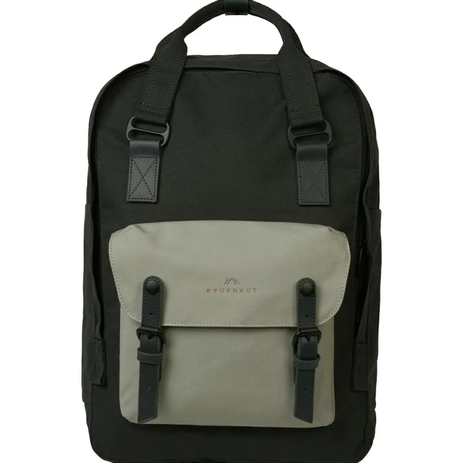 Doughnut Daypacks|Daypacks-- Macaroon Large Meditative Dark Backpack 20 - Daypack