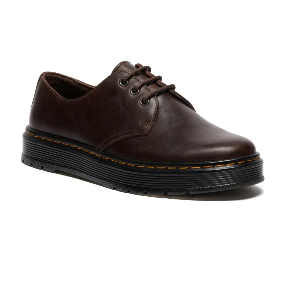 Dr. Martens - Brookline Lo Crazy Horse - Freizeitschuhe Dark Brown Discount