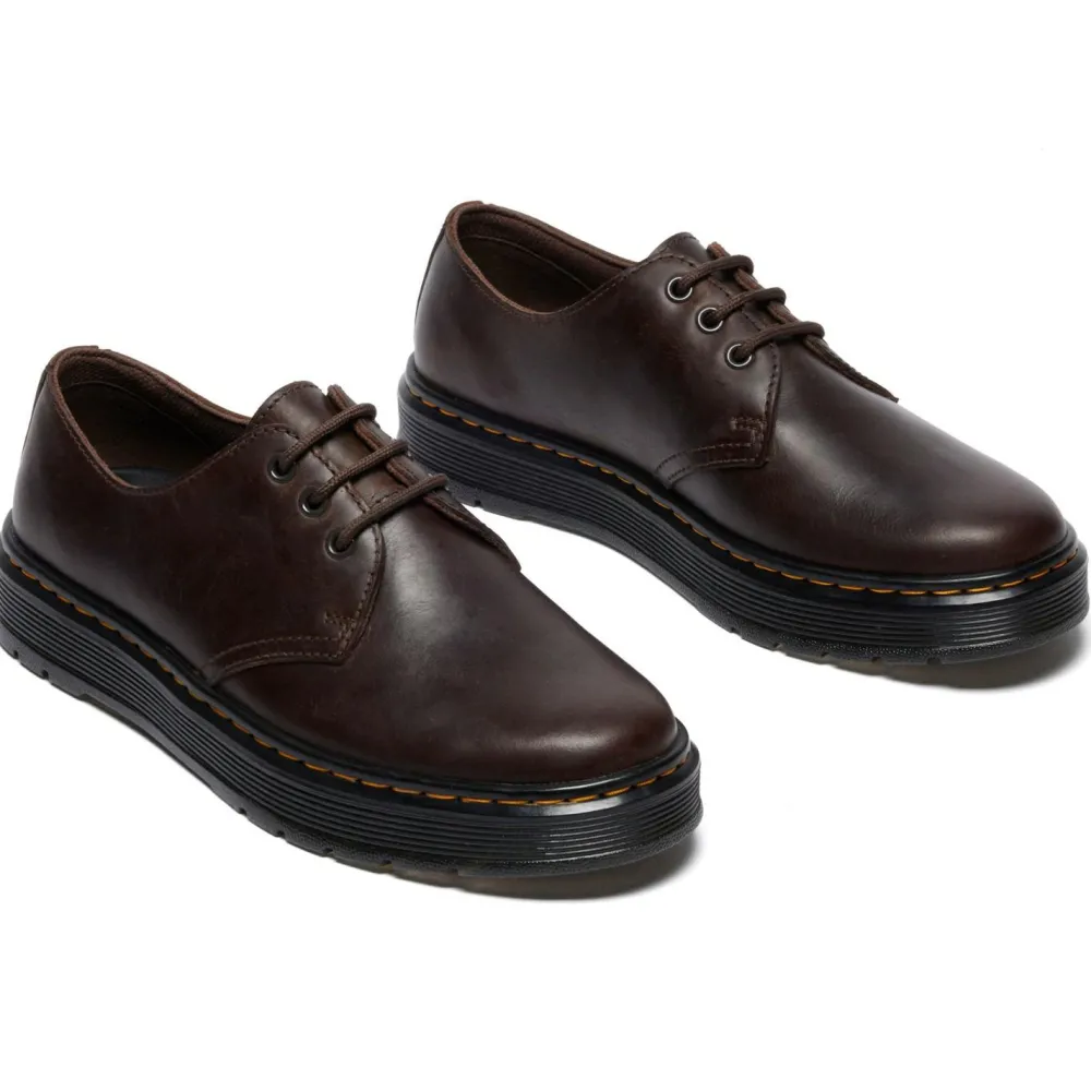 Dr. Martens - Brookline Lo Crazy Horse - Freizeitschuhe Dark Brown Discount