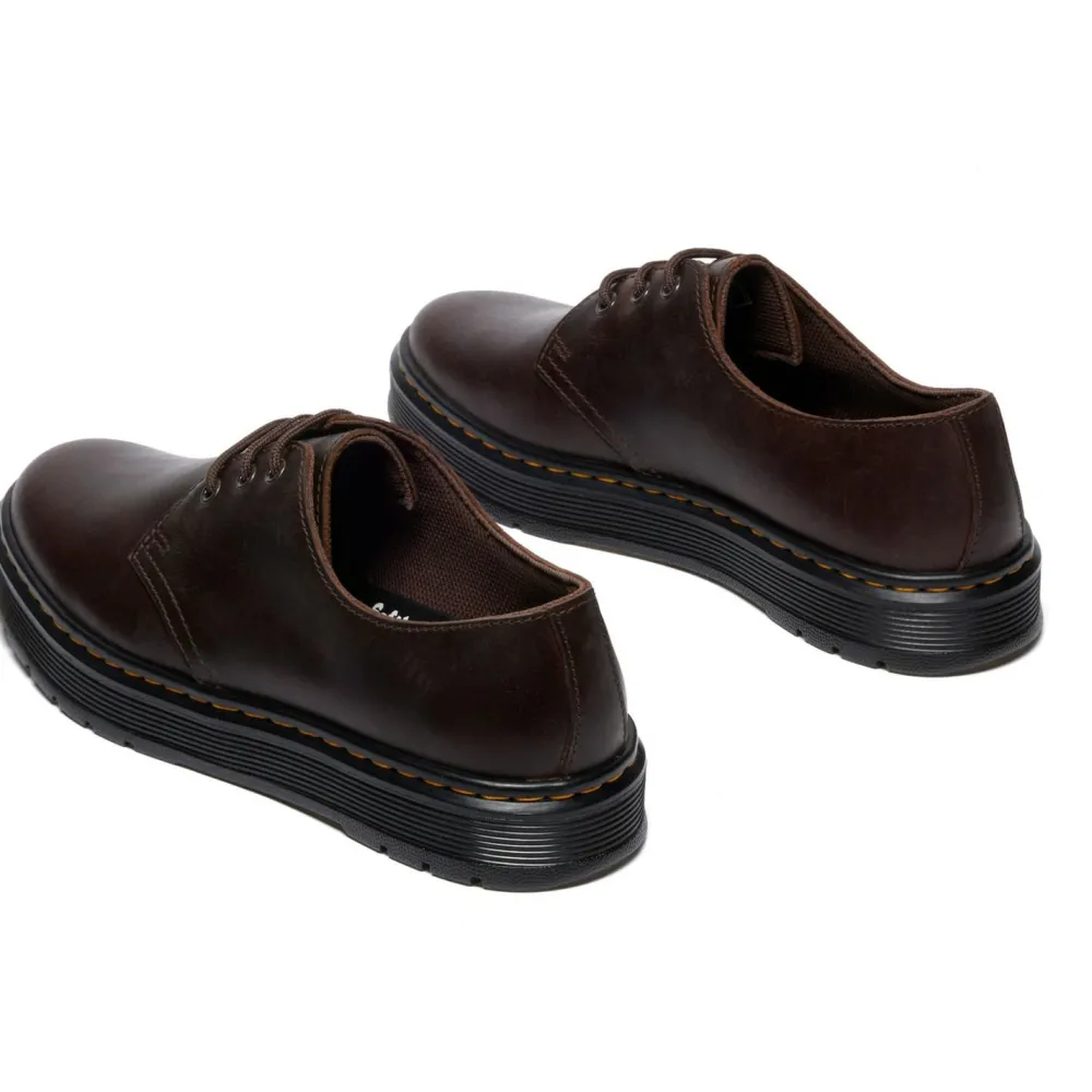 Dr. Martens - Brookline Lo Crazy Horse - Freizeitschuhe Dark Brown Discount