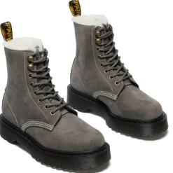 Dr. Martens - Women's 1460 Pascal Bex FL - Winterschuhe Gunmetal Milled Nubuck Wp Hot
