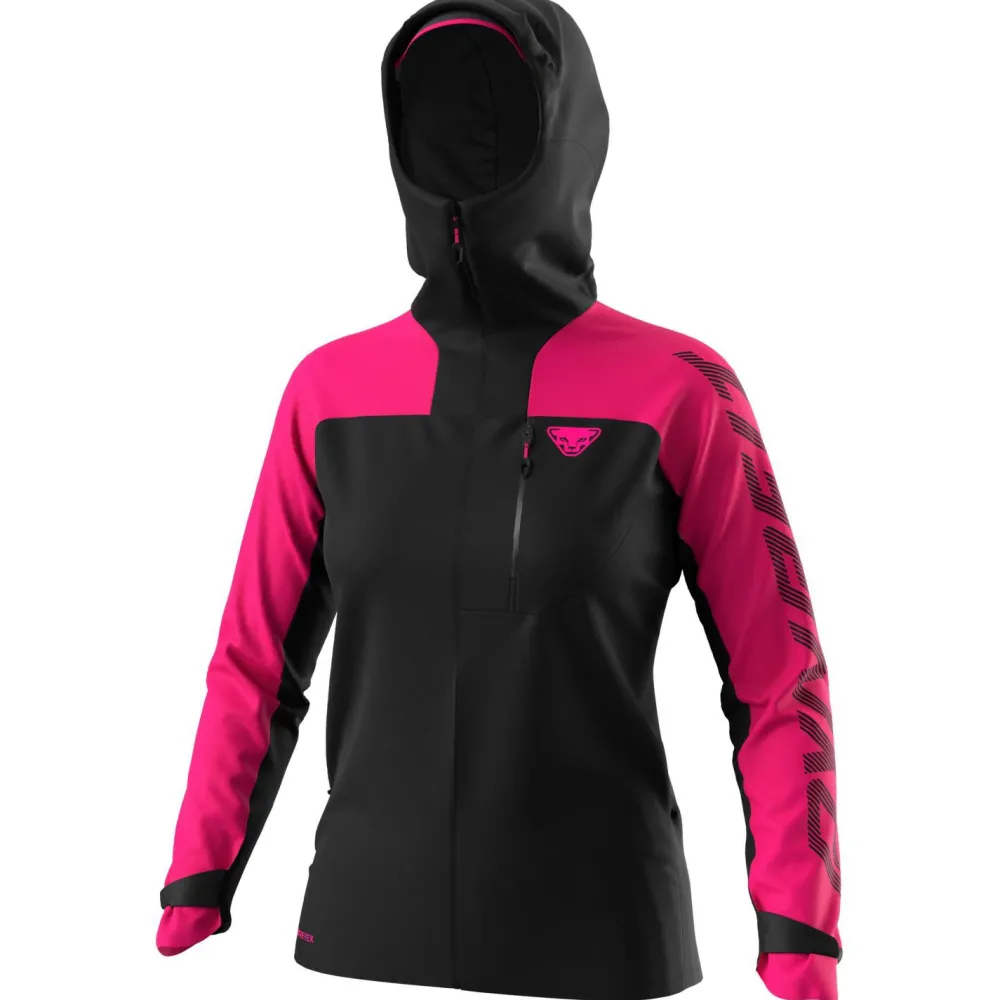 Dynafit - Women's Elevation GTX Jacket - Regenjacke Black Out / Flamingo Discount