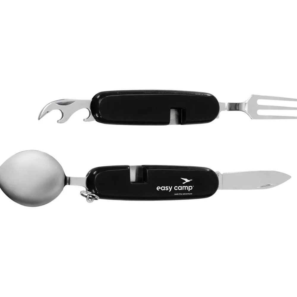 Easy Camp - Faltbarer Bestecksatz - Besteck-Set Black Outlet