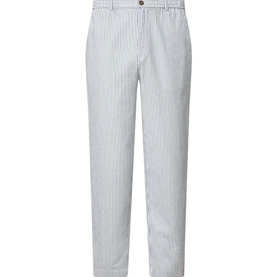 Ecoalf Alltagsbekleidung|Hosen-- Feire Pants - Freizeithose White / Blue