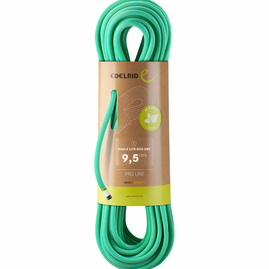 Edelrid Einfachseile-- Eagle Lite Eco Dry 9,5 mm - Einfachseil