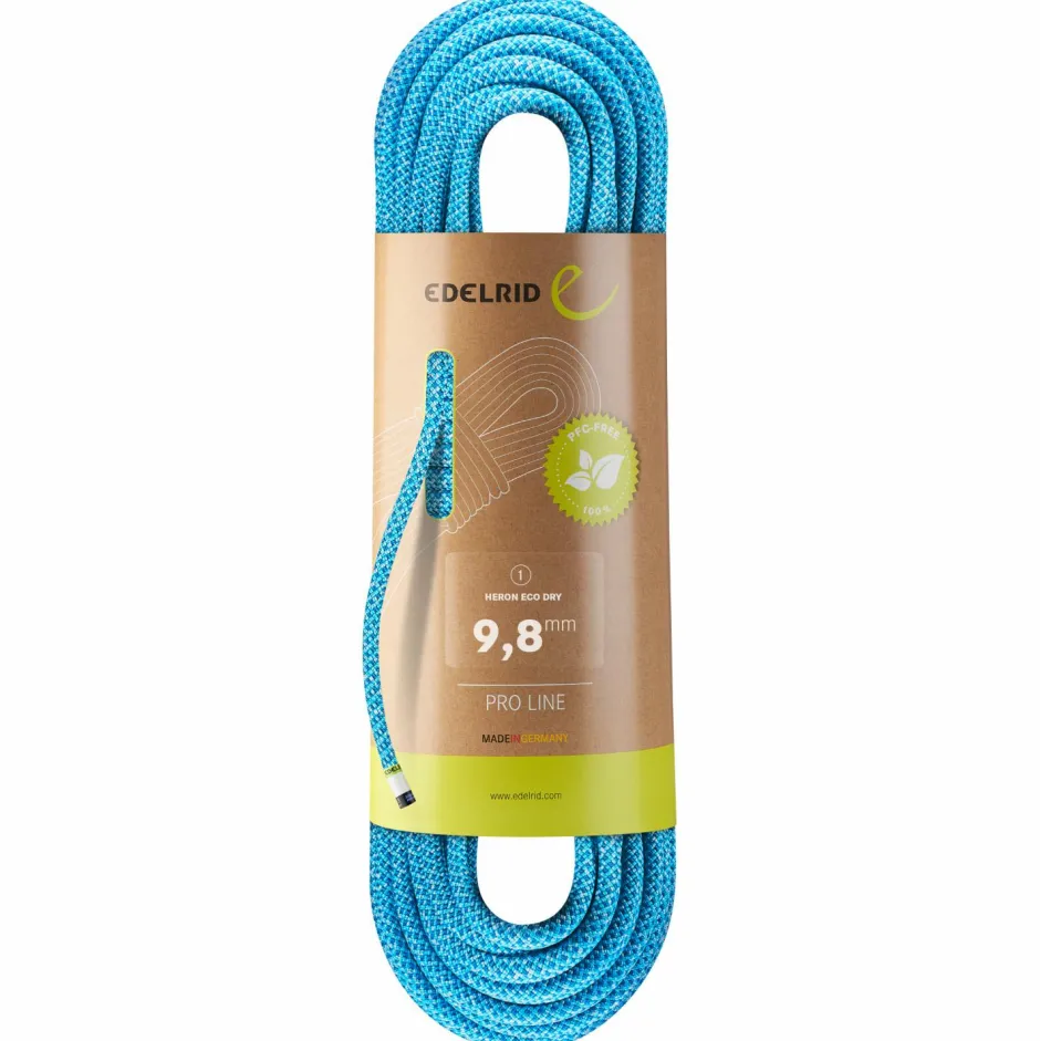 Edelrid Einfachseile-- Heron Eco Dry 9,8 - Einfachseil