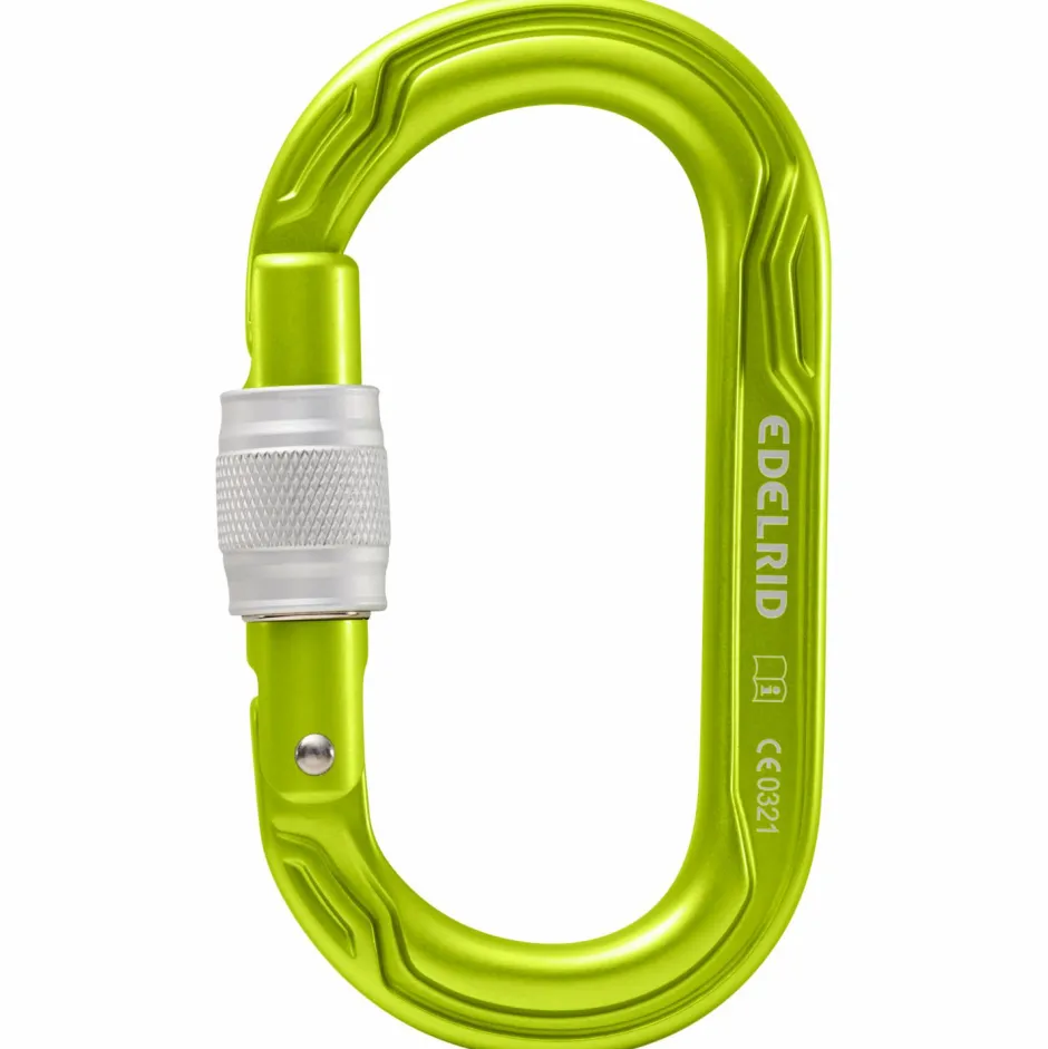Edelrid Karabiner & Express-Sets-- Oval Power 2500 Screw II - Schraubkarabiner