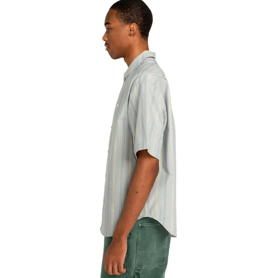 Element Shirts, Hemden & Longsleeves|Alltagsbekleidung-- Idle S/S - Hemd Beige / Blue / Riffle Green