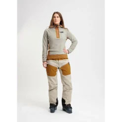 Elevenate Skibekleidung|Kletterbekleidung-- Women's Vertical Hood - Fleecepullover Ginger Beige