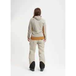 Elevenate Skibekleidung|Kletterbekleidung-- Women's Vertical Hood - Fleecepullover Ginger Beige