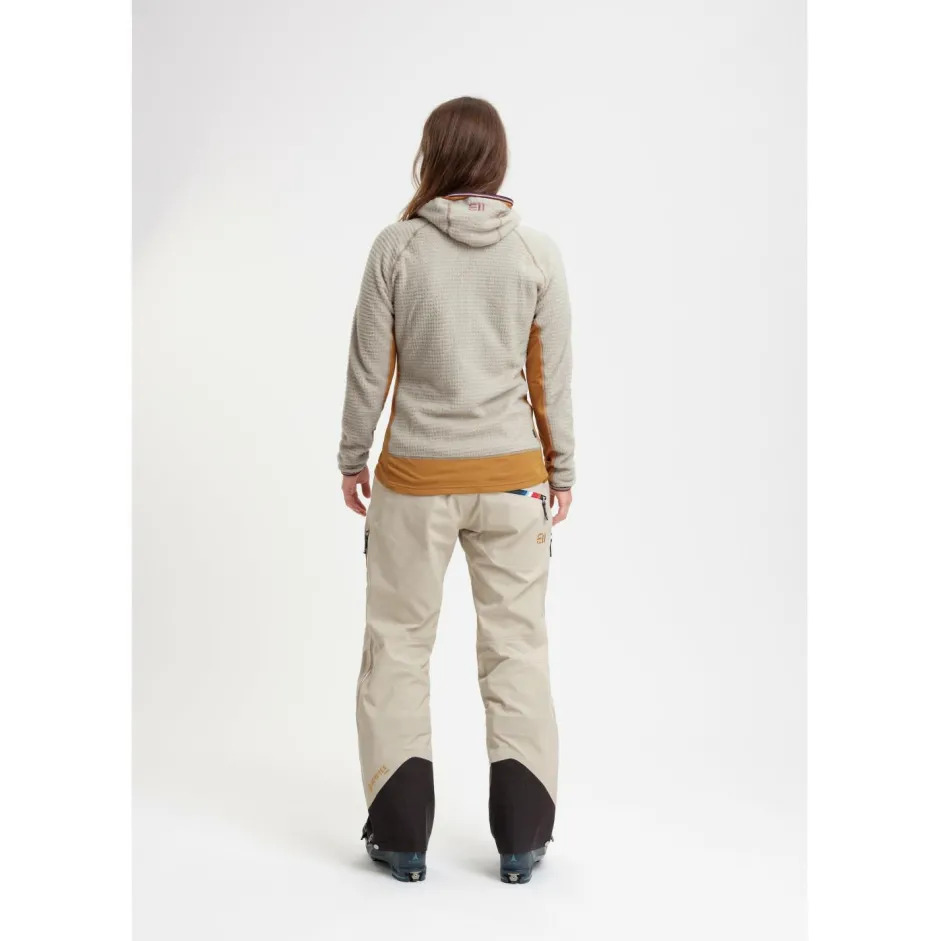 Elevenate Skibekleidung|Kletterbekleidung-- Women's Vertical Hood - Fleecepullover Ginger Beige