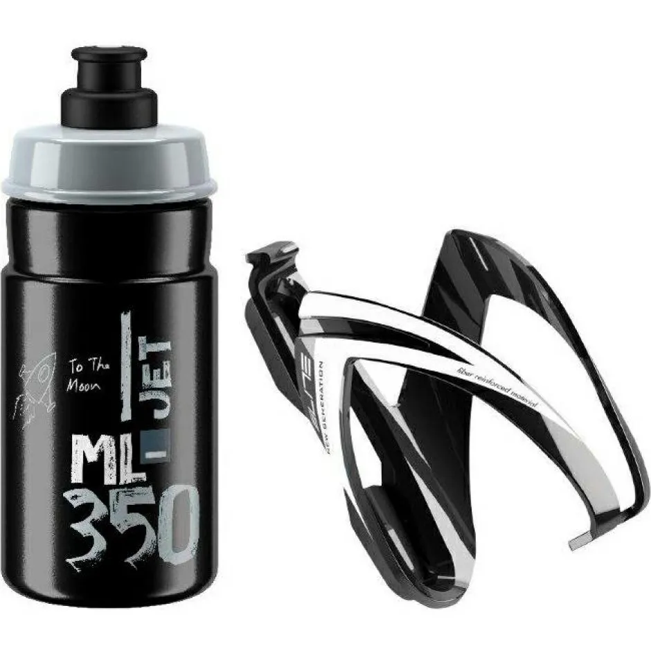 Elite Fahrradzubehör|Flaschen & Halter-- Kit Ceo - Flaschenhalter Black / White / Grey