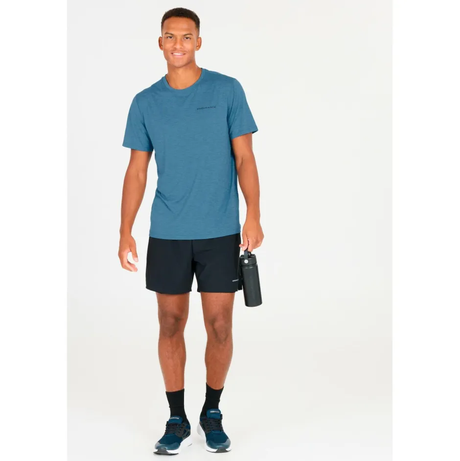 ENDURANCE Alltagsbekleidung|Shirts, Hemden & Longsleeves-- Abdon Melange S/S Tee - Funktionsshirt