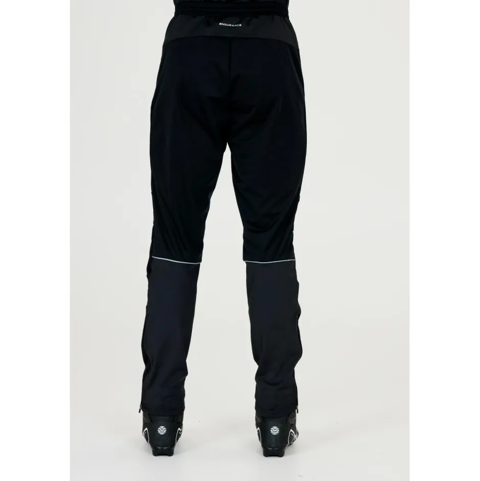 ENDURANCE Fitnessbekleidung|Trekkingbekleidung-- Lincoln XCS Windblock Pants - Softshellhose Black
