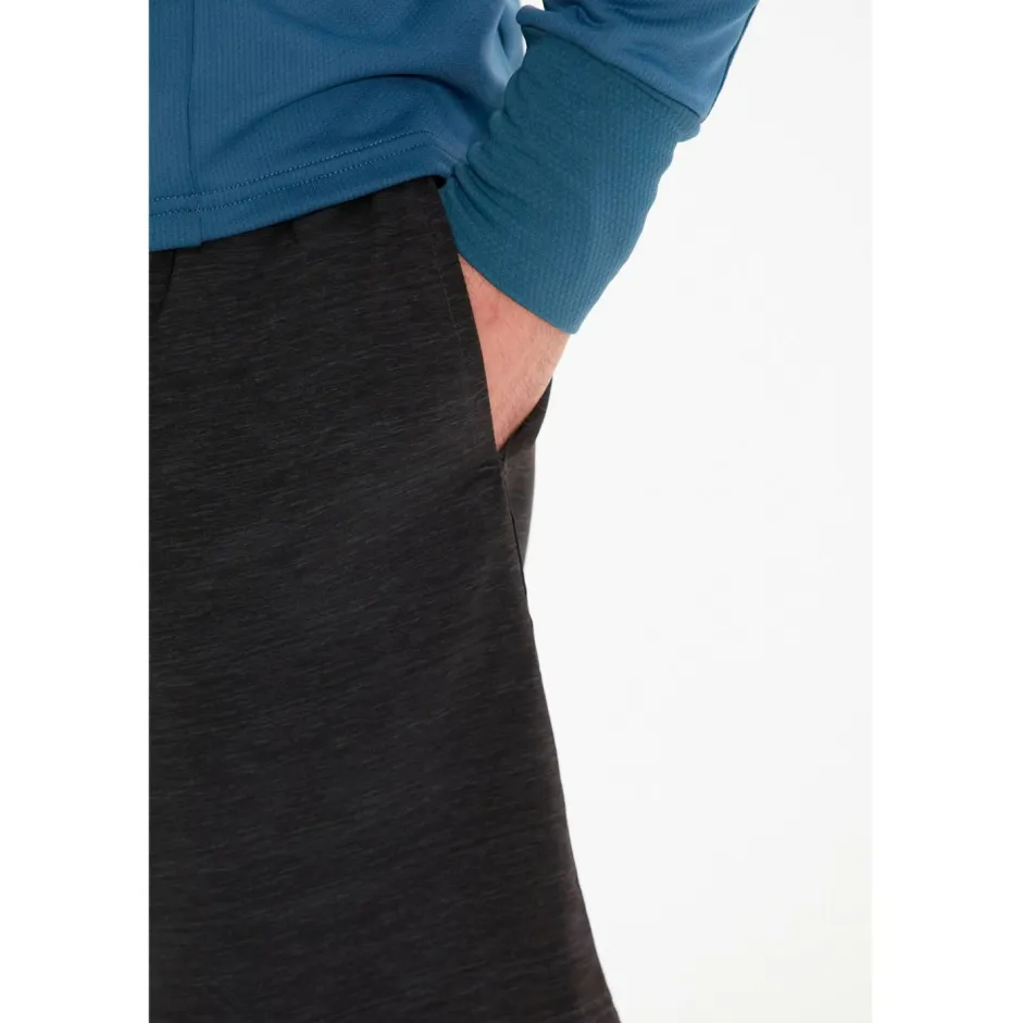ENDURANCE Laufbekleidung|Hosen-- Vanclause Melange 2-In-1 Shorts - Laufshorts Black Melange